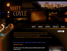 Tablet Screenshot of mattcoylebooks.com
